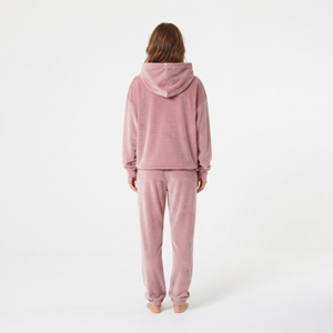 Custom Women's Cotton Oversized <b>Hoodie</b> and Sweatpants Set Breathable Pullover Gym <b>Running</b> Tracksuit Activewear - Product Image 2