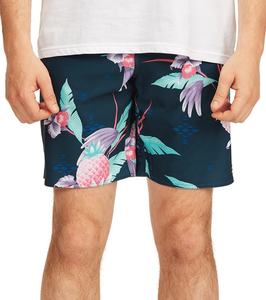 OEM Custom Design <b>Men's</b> Beach Board <b>Shorts</b> 100% Polyester Sublimated Solid Pattern Factory Direct XS Back Pocket Swimwear Trunks - Product Image 2