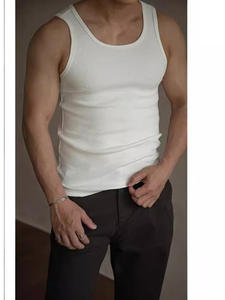 Débardeur décontracté pour homme avec logo personnalisé, 100 % coton, respirant, séchage rapide, pour musculation et fitness, fabrication OEM - Product Image 5