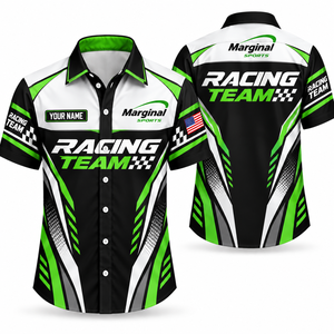 Fabricante de Camisetas de Carreras Personalizadas, Camisetas de Mecánico Unisex Estilo F1, Camisetas de Equipo de Carreras con Botones - Product Image 6