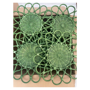 Platos de Ratán Tejido Ecológicos para Decoración de Mesa de Cocina y Servir - Product Image 6