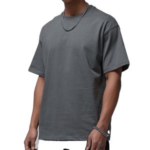 Wholesale 280 Gsm Oversized <b>T</b>-<b>shirt</b> Puff Print Cotton Plain <b>T</b>-<b>shirts</b> for Men Cotton <b>T</b> <b>Shirt</b> Oversize <b>Boxy</b> <b>T</b> <b>Shirt</b> - Product Image 3