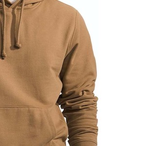 Sweat-shirt à capuche pour homme 100% coton French Terry Couleur unie Coupe décontractée Vêtement d'automne pour adultes Prix abordable - Product Image 2