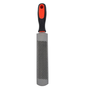 Raspador de pezuñas de 8 pulgadas de acero al carbono, lima ergonómica para herraduras, herramienta de recorte de herraduras con mango flexible para caballos - Product Image 1