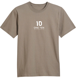 เสื้อยืดคอตตอนรีไซเคิลสำหรับผู้ชาย สีซินเดอร์ เป็นมิตรกับสิ่งแวดล้อม คุณภาพพรีเมียม คอกลม แขนสั้น สไตล์ลำลอง ใส่ได้ทุกวัน เหมาะกับสตรีทแวร์ - Product Image 1