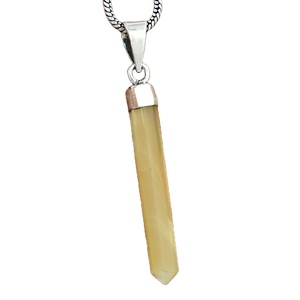 Meilleure vente Nouveau design de pendentif crayon en nacre en argent sterling 925 pour fêtes d'anniversaire Bijoux faits à la main Fournisseurs en vrac - Product Image 1