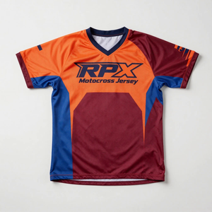 Best Selling Custom Windproof Plus Size Quick Dry Polyester Adults Motocross Jersey <b>Motorcycle</b> Auto Racing Motocross Jersey - Product Image 3