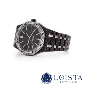LOISTA Diamond Encrusted Luxury <b>Watch</b> 38mm Octagon <b>Case</b> Stainless Steel Analog Quartz Women's Timepiece - Product Image 1
