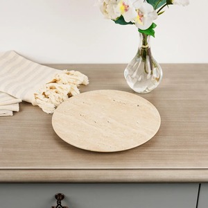 Elegante Bandeja de Servir de Resina Estilo Travertino, Bandeja de Epoxi Hecha a Mano de Lujo para Decoración Contemporánea del Hogar, Mesa de Comedor, Mesa de Centro - Product Image 4