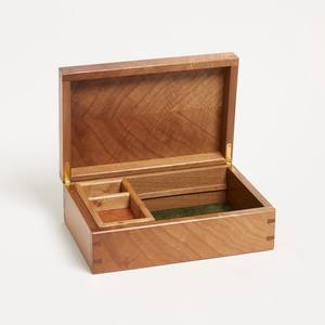 Acacia Wood Tea <b>Storage</b> <b>Box</b> Rectangle Custom Size Brown Glossy Lid <b>Kitchen</b> Tea Bags 5kg Multifunction Design Foldable Durable - Product Image 1