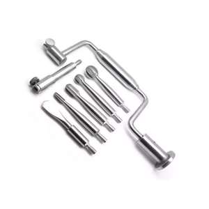 Bracelet de contention Hudson avec 3 fraises et 3 perforateurs – Instruments chirurgicaux de qualité supérieure pour la neurochirurgie - Product Image 2