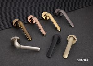 Juego de Cerradura Moderna para Puerta Interior con Manija de Palanca, Herrajes Decorativos de Aleación de Zinc para Uso Residencial y en Muebles - Product Image 3