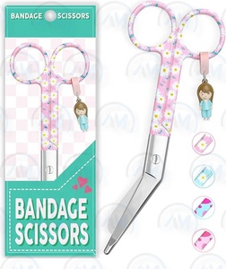 กรรไกรตัดผ้าพันแผลปลายมน สแตนเลส ยี่ห้ออัล มิดา - Product Image 2