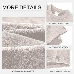 Camisetas de Tirantes para Hombre, Personalizadas con Logotipo, Transpirables, Bordadas, Ajustadas, Lisas, para Entrenamiento, Mezcla de Poliéster/Algodón, para Gimnasio, Precio de Fábrica - Product Image 5