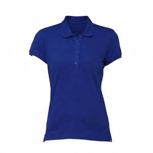 Regular Length Summer <b>Women's</b> Plus Size Solid Color Custom <b>Polo</b> Shirts Short Sleeve Slim Fit Stylish <b>Polo</b> Shirt For <b>Women</b> - Product Image 4