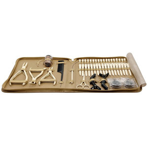 Hair Extension Plier <b>Kit</b> With Practical Hand Tools For Hair <b>Bead</b> Installation Extension Adjustment Tool - Product Image 1