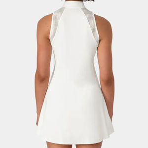 Falda de Tenis Transpirable con Protección UV y Talla Grande, Vestido de Tenis Blanco sin Mangas Personalizado para Mujer, Conjunto Deportivo de 2 Piezas - Product Image 2