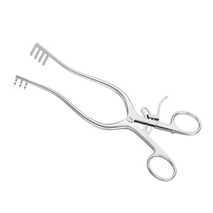 WEITLANER 200 mm 7,78 po Rétracteur auto-serrant 3 x 4 dents semi-affûtées non stériles Rétracteur articulé Adson - Product Image 6