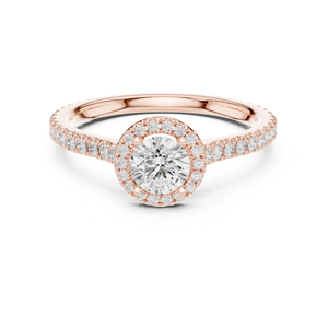 Anillo de Diamante Cultivado en Laboratorio con Corte Redondo en Oro Sólido de 14K, Certificado IGI, Diseño Clásico Solitario, Anillo de Compromiso para Mujer - Product Image 2