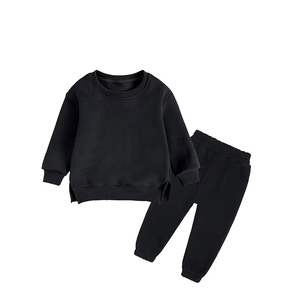 Conjunto de Sudadera de Cuello Redondo y Pantalones Deportivos para Mujer, Conjunto Deportivo de Felpa de Algodón con Etiqueta Privada Personalizada al por Mayor - Product Image 2