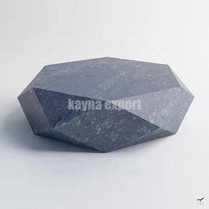 โต๊ะโลหะสไตล์แฟนซีโต๊ะโบราณโต๊ะกลางตกแต่งหรูหราดีไซน์พีระมิด - Product Image 3