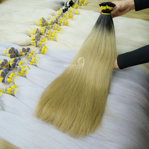 Haute qualité 100% cheveux vietnamiens crus vague naturelle extensions de cheveux en vrac faisceaux du Vietnam cuticule intacte-direct du fournisseur - Product Image 6