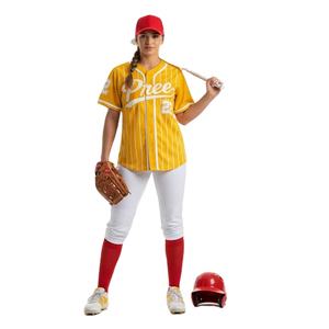 american professional youth adult baseball <b>jersey</b> pinstripe breathable short sleeve stitched athletic uniform wear <b>mens</b> womens - Product Image 5