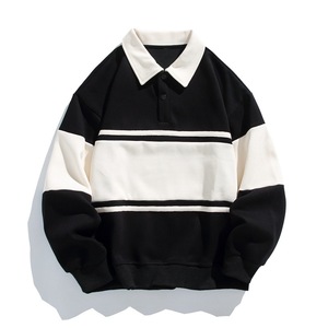 Camisetas Polo de la Mejor Calidad en Oferta, Camisetas Polo a Rayas de Manga Larga para Hombre, Tallas Grandes - Product Image 5