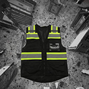 Venta Directa de Fábrica, Chaleco de Seguridad Reflectante de Alta Visibilidad ANSI Clase 1, Color Naranja, con Logotipo Personalizado y Cierre Frontal Exclusivo - Product Image 3