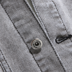 High Quality <b>Men</b> Outdoor Full Sleeve <b>Denim</b> <b>Jacket</b> Acid Wash Vintage Oversized <b>Denim</b> <b>Jacket</b> <b>Men</b> - Product Image 3