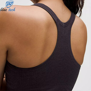 Custom Logo Front Breathable Women Yoga Tank Top Fitness Gym Sleeveless Workout Activewear Stretch Sportswear OEM Services - Product Image 6