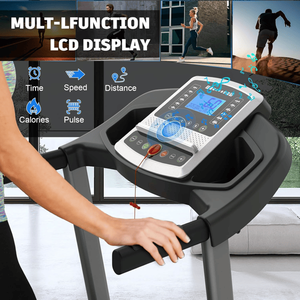 3.5 HP 330lbs Portable Electric Foldable Treadmill Home/Office Folding Walking/<b>Running</b> <b>Pad</b> for Home Exercise - Product Image 4