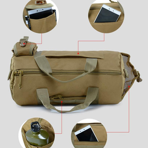 Tactical Duffel <b>Bag</b> 30-40L 600D Nylon Olive Green with Shoulder Strap and <b>Compression</b> Straps Waterproof Olive green nylon - Product Image 6