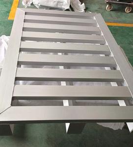 Paleta Multifuncional Reforzada de Aluminio para Montacargas de Una Sola Cara, Resistente, Ecológica, No Plegable, para Almacenes Frigoríficos - Product Image 1