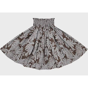 Vestido Maxi Bordado con Estampado Floral Hawaiano para Mujer, Estilo Tropical, Playero, Otoñal, Casual, Ligero, Fluido, 100% Algodón - Product Image 1