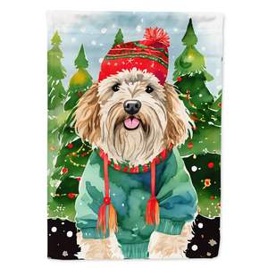 Bandera de jardín de Navidad Multicolor Puli, pancarta decorativa para patio, ilustraciones para macizos de flores y decoración de buzón - Product Image 1