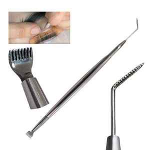 Outil professionnel en acier inoxydable pour rehaussement et permanente des cils avec peigne, réutilisable et durable pour usage en salon - Product Image 3