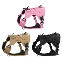 Arnés para Perro Personalizable de Diseño OEM, Ecológico y Duradero, Sin Tirones, Impermeable, con Decoraciones de Cinta de Neopreno, Correas Largas para Entrenamiento