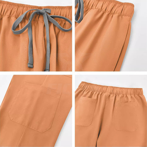 Ensemble de blouses médicales en gros pour femmes, uniforme d'infirmière, personnalisable avec logo, anti-plis, pour chirurgie, modèle à la mode - Product Image 2