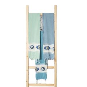 Serviettes de bain turques compactes en coton 100% tissé diamant, haute qualité, Fouta de plage rayée, fabriquées en Inde, logo Avior fourni, séchage rapide - Product Image 1