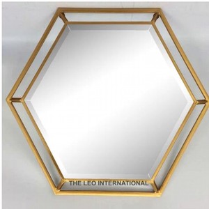 New Arrival Design Framed Home Decorative Metal <b>Mirror</b> Shiny Polished Stainless Steel Metal Wall Mounted <b>Mirror</b> - Product Image 1