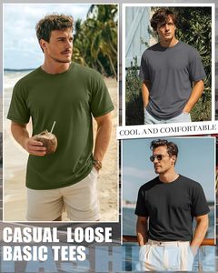 เสื้อยืดคอกลมแขนสั้นผ้าฝ้ายพรีเมียมสำหรับผู้ชาย สวมใส่สบาย เหมาะสำหรับฤดูร้อน ขายส่งจากโรงงานผลิตเสื้อผ้า - Product Image 6