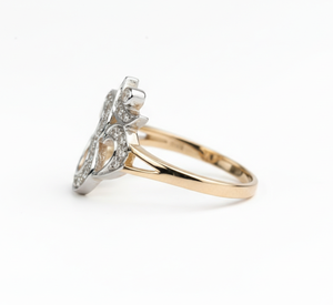 แหวนโอ้ประดับเพชรสร้างในห้องปฏิบัติการ ดีไซน์หรูหรา ทองคำแท้ 14K 18K แหวนสัญลักษณ์โอ้ประดับเพชร แหวนทำมือ ดีไซน์ทางศาสนา แหวนออม แหวนแห่งจิตวิญญาณ - Product Image 2