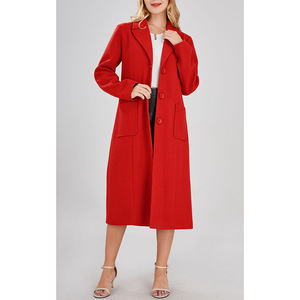 Fabricant professionnel de manteaux d'hiver décontractés pour femmes, sur mesure, design unique, respirant, épais, en laine. - Product Image 3