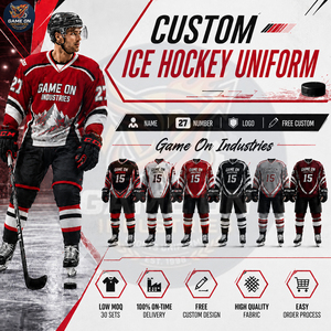 Nouvelle Arrivée 2026 – Tenue de Sport Personnalisée de Haute Qualité avec Impression par Sublimation, Service OEM/ODM, Uniforme de Hockey sur Glace sur Mesure Direct Usine - Product Image 6