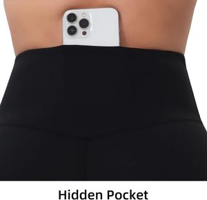 Leggings de fitness pour femmes avec logo personnalisé, poches pour téléphone, taille haute, pantalons de yoga pour la course à pied, la salle de sport, l'entraînement, extensibles et respirants - Product Image 5