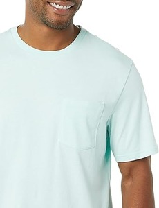 Nouveaux T-shirts thermiques pour hommes, style actuel, couleur unie, tricoté robuste, col contrastant, meilleur design, en vente - Product Image 6