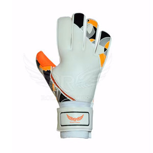 Gants de gardien de but en cuir de haute qualité, nouvelle conception professionnelle, avec sangle de poignet réglable et imperméables pour adultes, football - Product Image 2