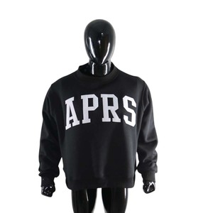 APRS Letter Print Crew Neck Sweatshirt <b>Women</b> 100% Cotton Knitted Full Sleeve Autumn Style - Product Image 5
