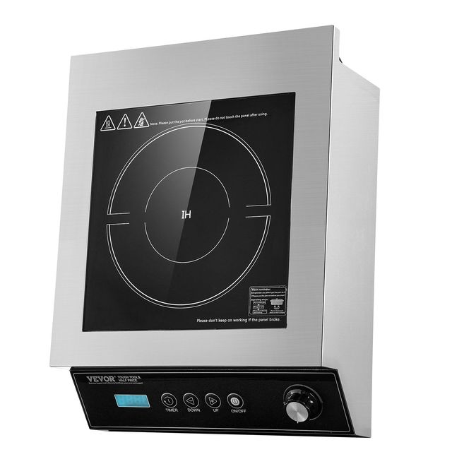 Portable Induction Cooktop 5000W 1 Burner Touch Control Commercial Countertop Stove